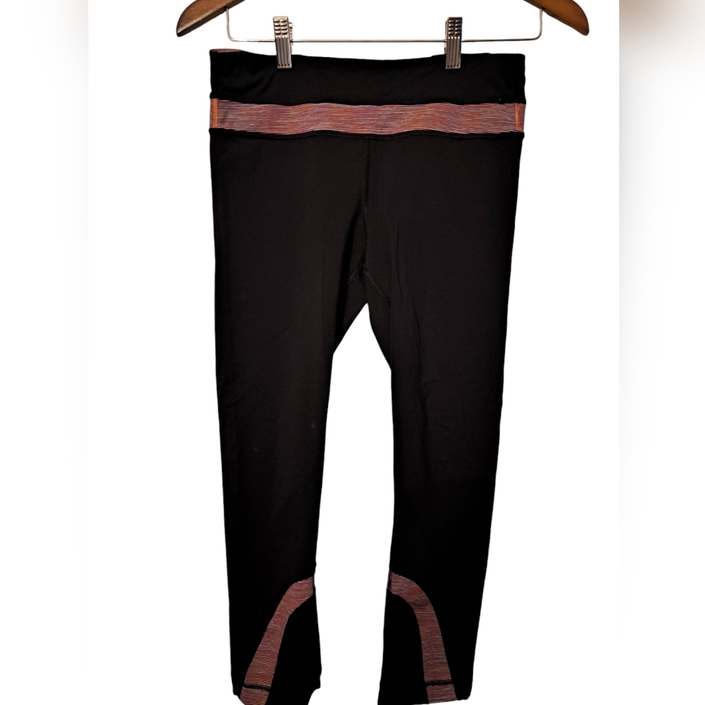 Lululemon Run: Inspire Crop II Black / Wee Are From Space Black March Mu…
